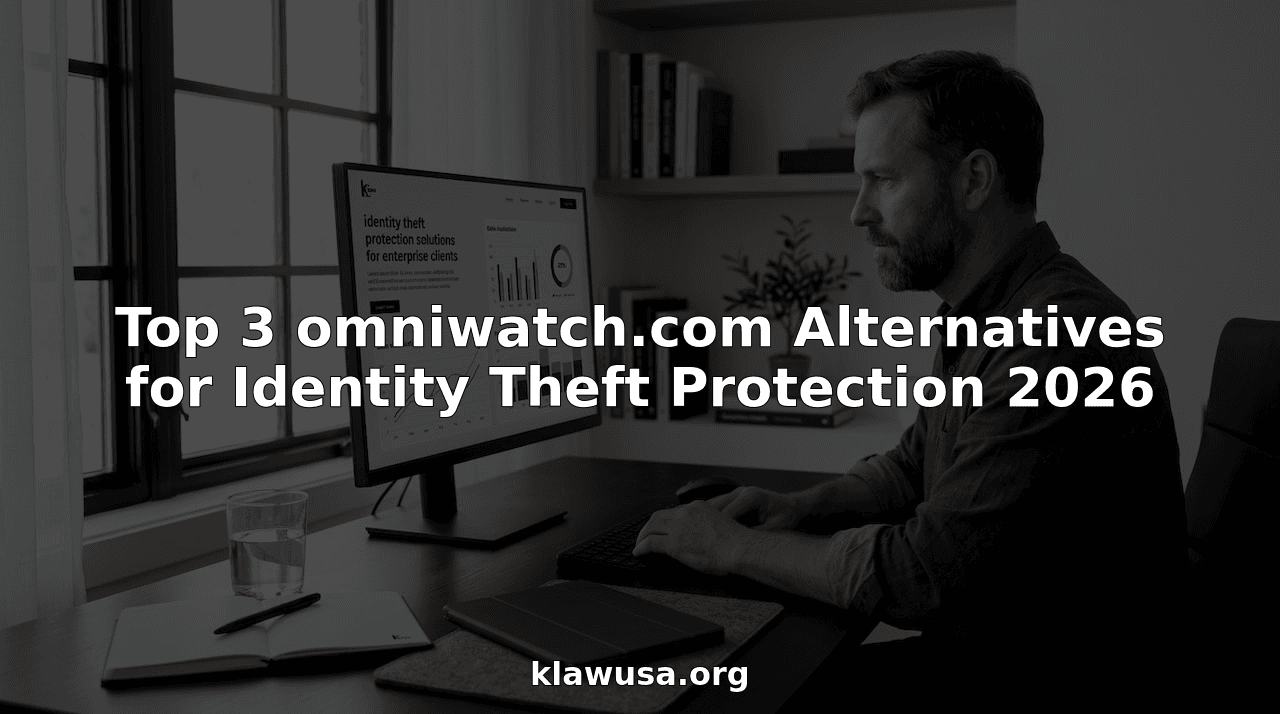 Top 3 omniwatch.com Alternatives for Identity Theft Protection 2026